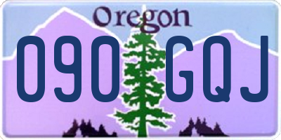 OR license plate 090GQJ