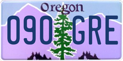 OR license plate 090GRE