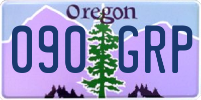 OR license plate 090GRP