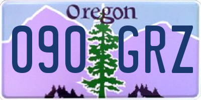 OR license plate 090GRZ