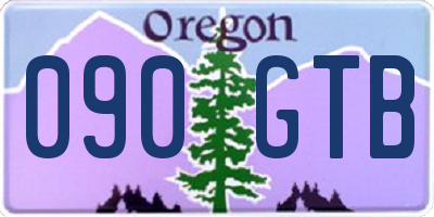 OR license plate 090GTB
