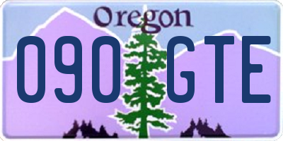 OR license plate 090GTE