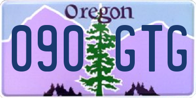 OR license plate 090GTG