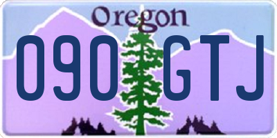 OR license plate 090GTJ