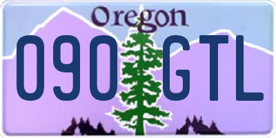 OR license plate 090GTL