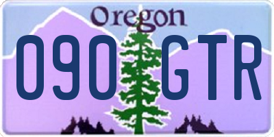 OR license plate 090GTR