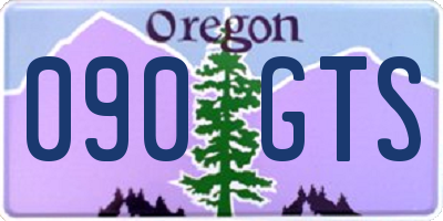 OR license plate 090GTS