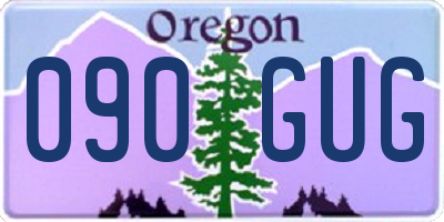 OR license plate 090GUG