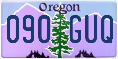 OR license plate 090GUQ