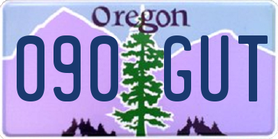 OR license plate 090GUT