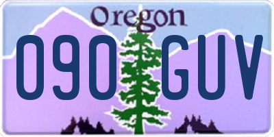 OR license plate 090GUV