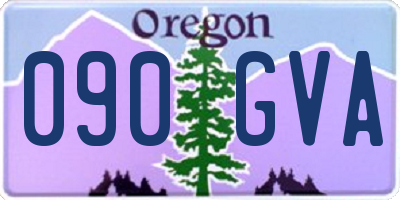 OR license plate 090GVA