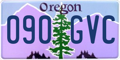 OR license plate 090GVC