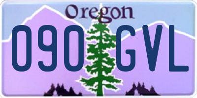 OR license plate 090GVL