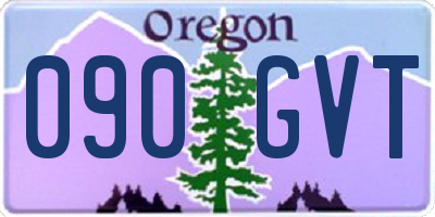 OR license plate 090GVT