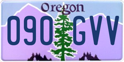 OR license plate 090GVV