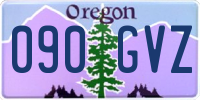 OR license plate 090GVZ