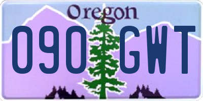 OR license plate 090GWT