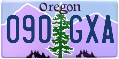 OR license plate 090GXA