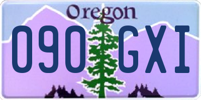 OR license plate 090GXI