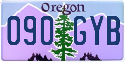 OR license plate 090GYB