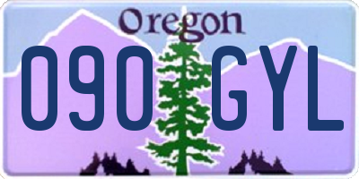 OR license plate 090GYL