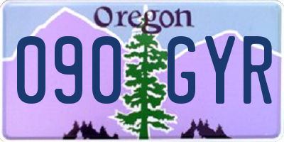 OR license plate 090GYR