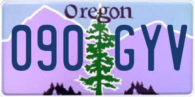 OR license plate 090GYV