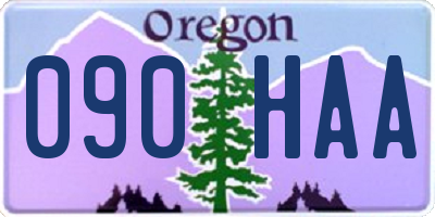 OR license plate 090HAA