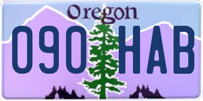 OR license plate 090HAB