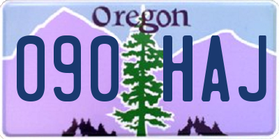 OR license plate 090HAJ