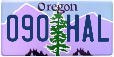 OR license plate 090HAL