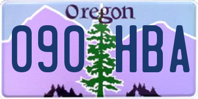 OR license plate 090HBA