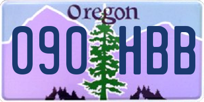 OR license plate 090HBB