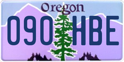 OR license plate 090HBE