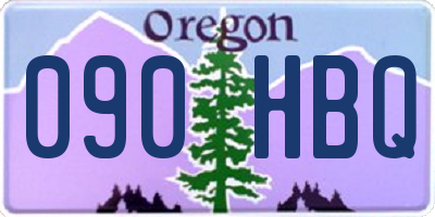 OR license plate 090HBQ