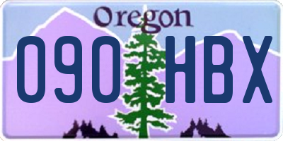 OR license plate 090HBX