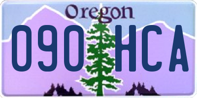 OR license plate 090HCA