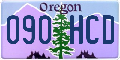 OR license plate 090HCD