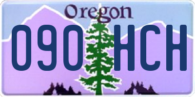 OR license plate 090HCH