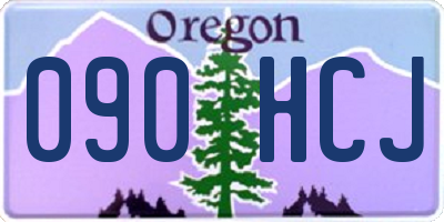 OR license plate 090HCJ