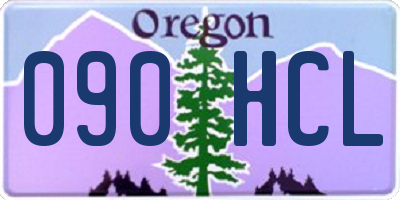 OR license plate 090HCL