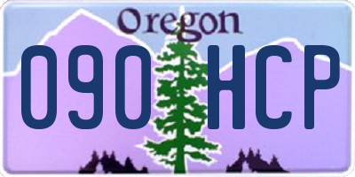 OR license plate 090HCP