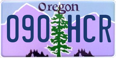 OR license plate 090HCR