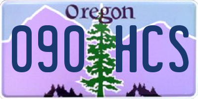 OR license plate 090HCS