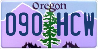 OR license plate 090HCW