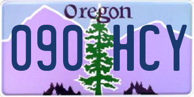 OR license plate 090HCY