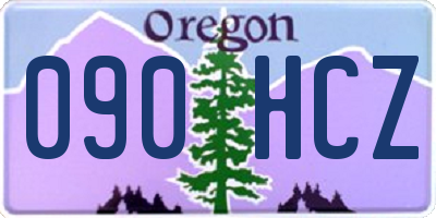 OR license plate 090HCZ