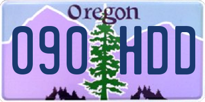 OR license plate 090HDD