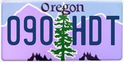 OR license plate 090HDT